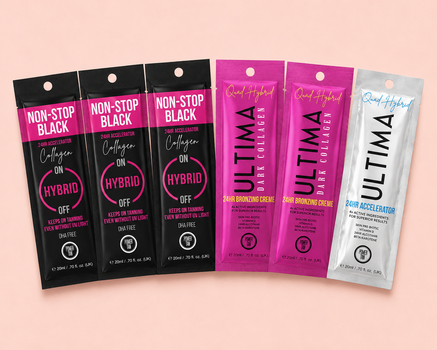 Lumova Collagen Edit 6 Power Tan Sachet Bundle