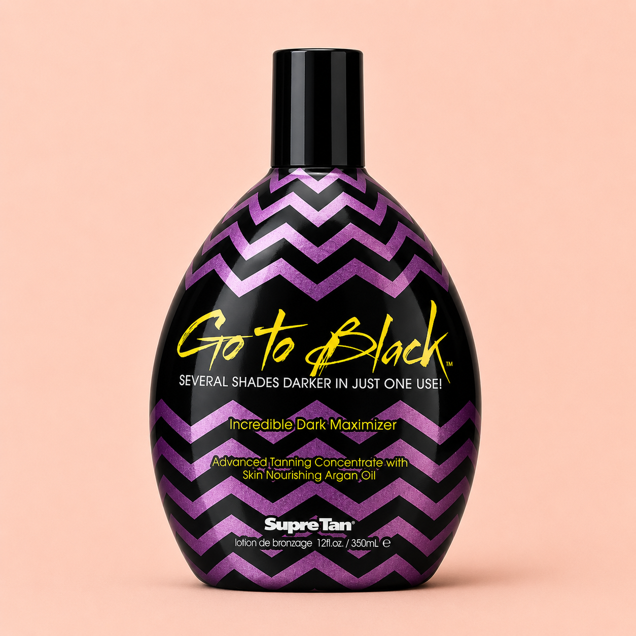 Supre Tan Go To Black Dark Maximiser 350ml Bottle