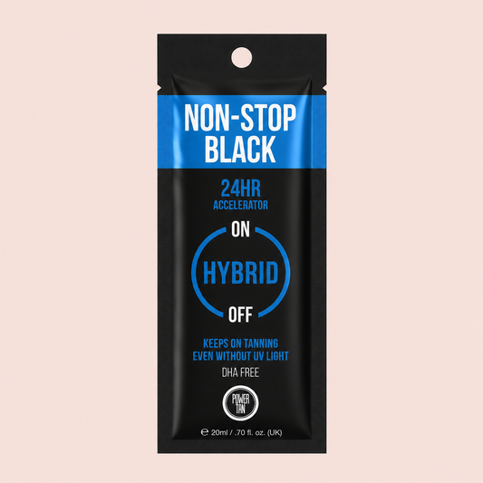 Power Tan Non-Stop Black Original 24 Hour Accelerator 20ml Sachet