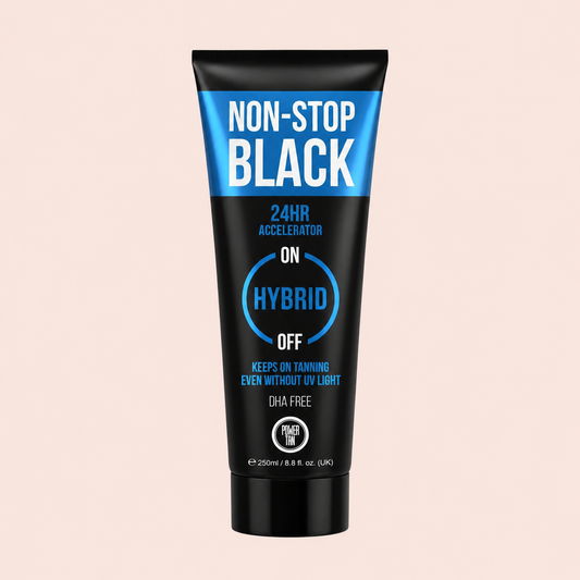 Power Tan Non-Stop Black Original 24 Hour Accelerator 250ml Bottle