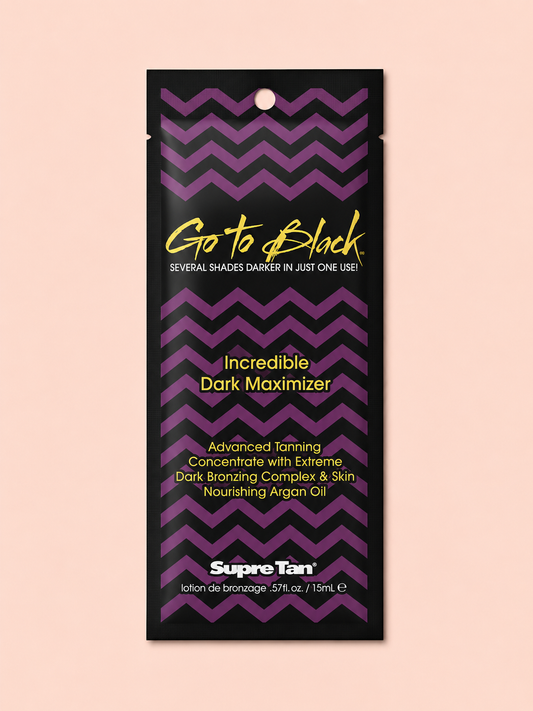 Supre Tan Go To Black Dark Maximiser Sachet 15ml