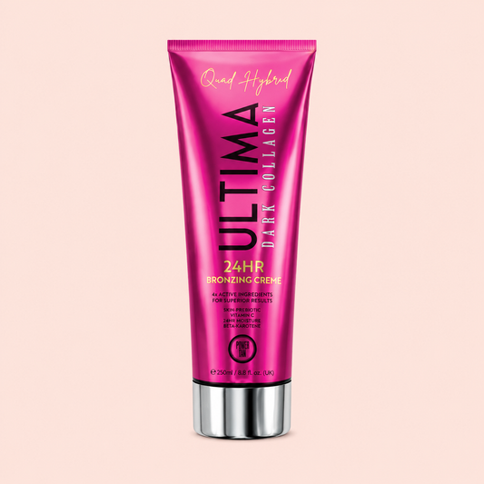 Power Tan Ultima Dark Collagen 24 Hour Bronzer 250ml Bottle