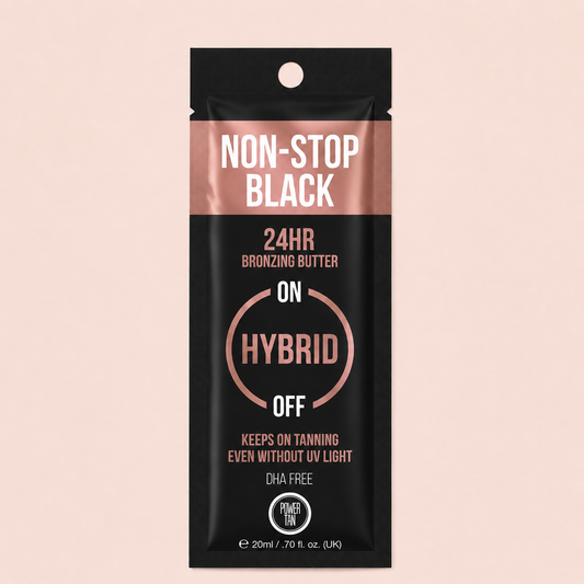 Power Tan Non-Stop Black 24 Hour Bronzing Creme 20ml Sachet