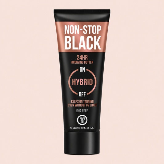 Power Tan Non-Stop Black 24 Hour Bronzing Creme 250ml Bottle