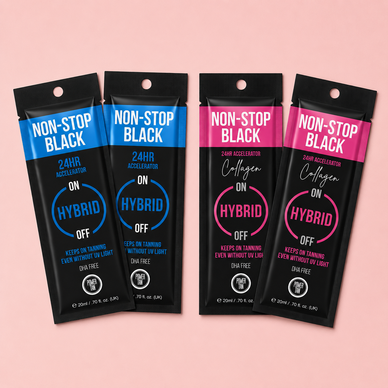 Lumova Non-Stop Black Original + Collagen 4 Sachet Pack
