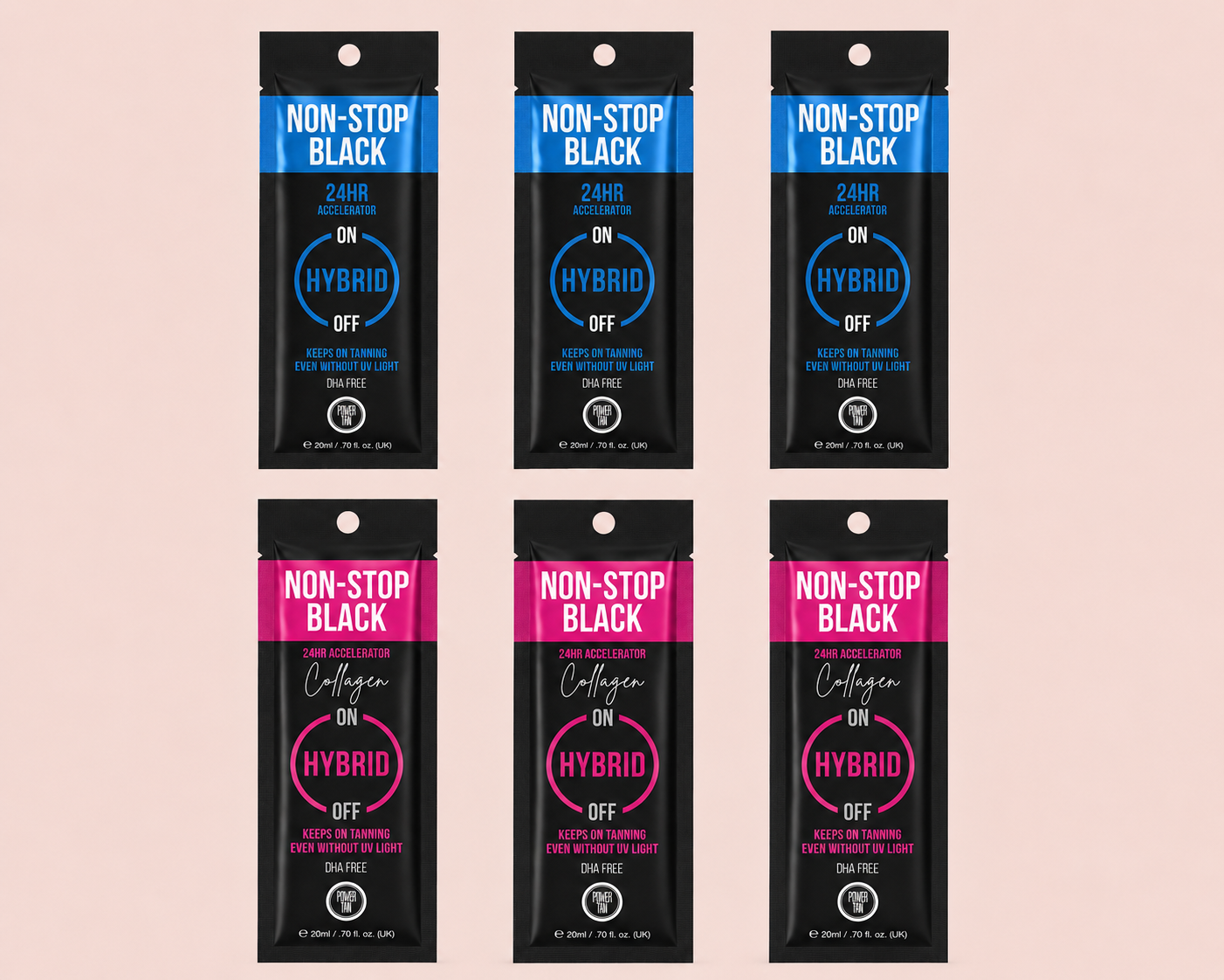 Lumova Non-Stop Black Original + Collagen 6 Sachet Pack