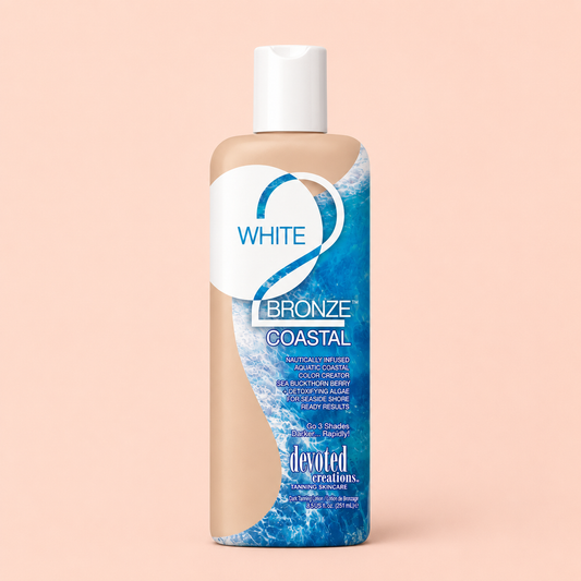 Devoted Creations White 2 Bronze Coastal Tanning Lotion 251ml Bottle